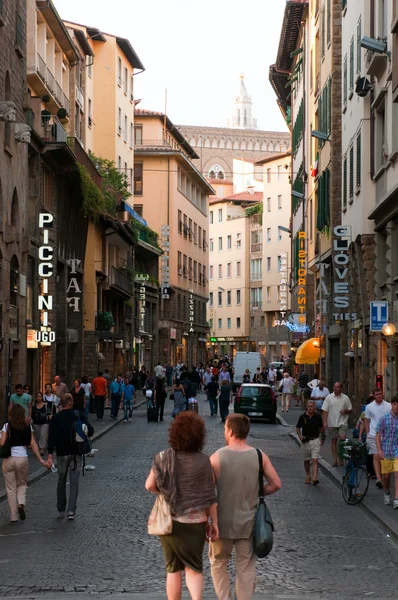 Street of the Florence, the heart of Tuscany, Italy. — Stock Photo, Image