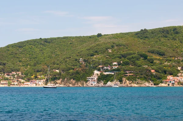 Kusten av ön elba. Italien — Stockfoto