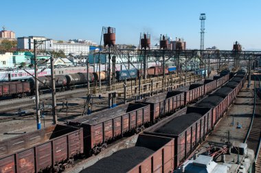 Merkez tren istasyonu. ulan Ude