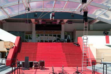 Palais des Festivals at the next day after closing ceremony 64th Cannes Film Festival