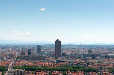 Hava panoramik, lyon, Fransa