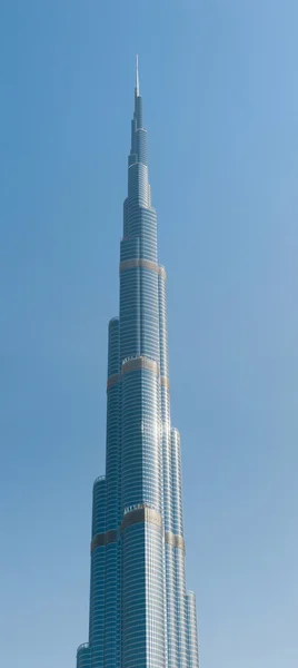 Burj Khalifa - самая высокая башня в мире в центре Бурдж Дубай — стоковое фото