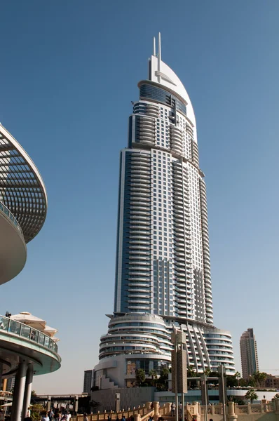 Moderní hotel v centru města burj Dubaj, Dubaj — Stock fotografie