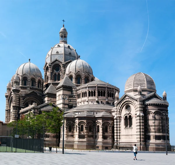 Marseille kathedraal de la groot, Frankrijk — Stockfoto