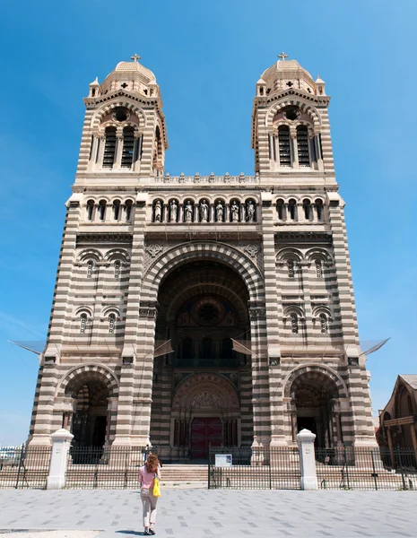 Marseille kathedraal de la groot, Frankrijk — Stockfoto