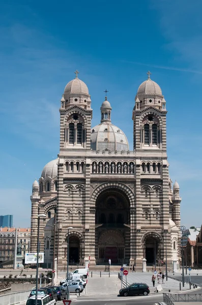 Marseille kathedraal de la groot, Frankrijk — Stockfoto