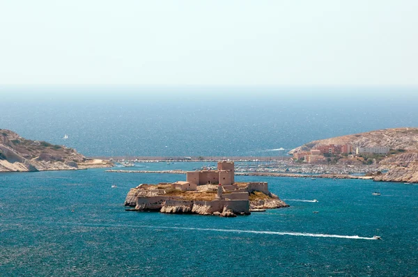 Chateau d'If, ünlü hapishanesi monte cristo bir roman alexandre dumas, Marsilya, Fransa tarafından bahsedilen