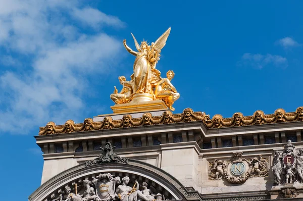La Ópera Garnier en París Francia — Foto de Stock