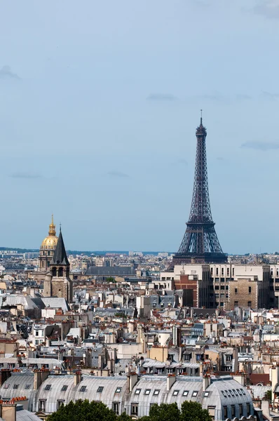 パリのノートルダム寺院からのパノラマ. — ストック写真