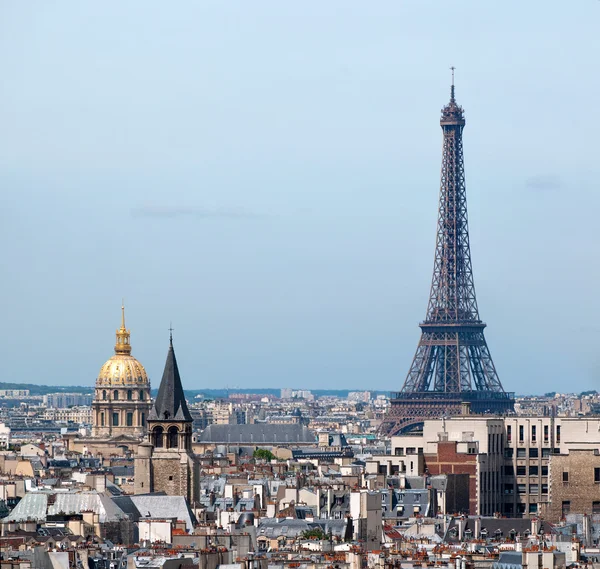パリのノートルダム寺院からのパノラマ. — ストック写真