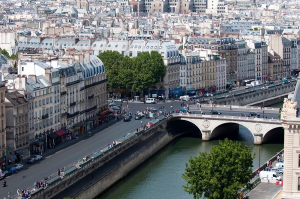 Panorama de París desde Notre Dame . — Foto de Stock