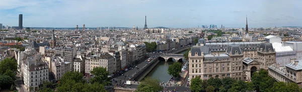 Panorama Paříž notre Dame. — Stock fotografie