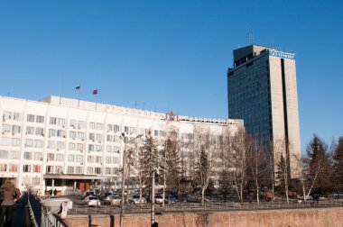 krasnoyarsk sokak görünümü