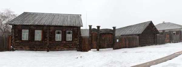 Siberian stads-typ lösning shushenskoye — Stockfoto