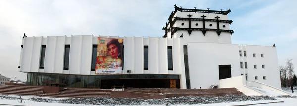 Musikalisch-dramatisches Theater in Kyzyl — Stockfoto