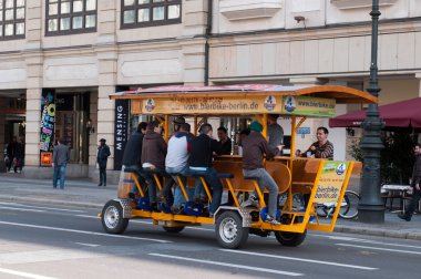 Beer bike in Berlin clipart