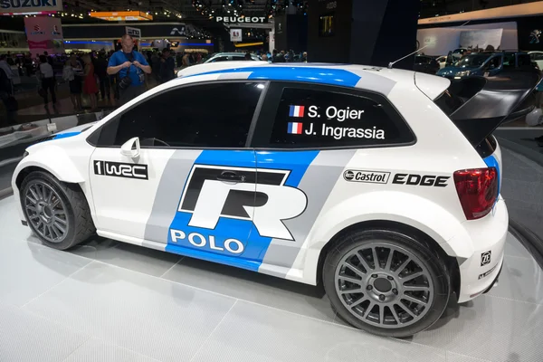 Премьера Volkswagen Polo R WRC — стоковое фото