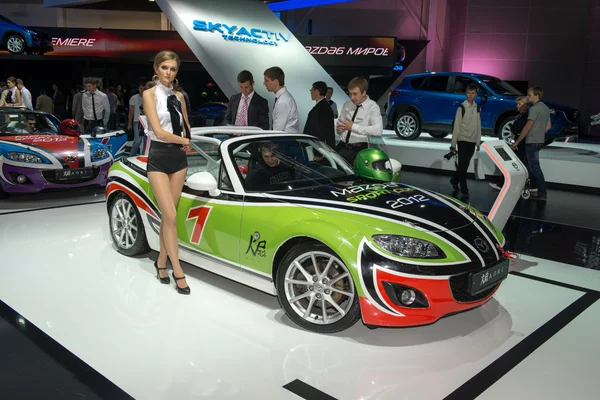 Mazda equipo de rally — Foto de Stock