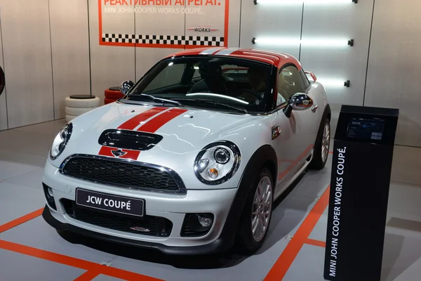 Mini john cooper fungerar coupe — Stockfoto