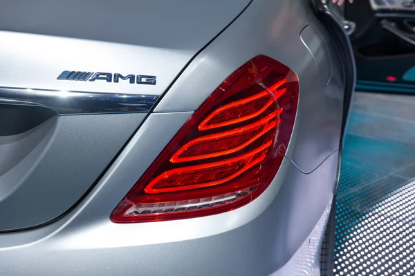 Mercedes s 63 amg nová světová premiéra — Stock fotografie