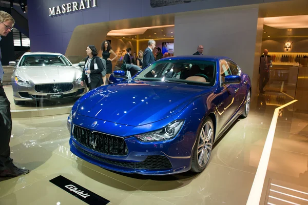 Maserati ghibli Evropská premiéra — Stock fotografie
