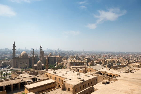 Vista de los barrios pobres de El Cairo — Foto de Stock