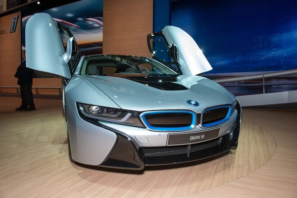 BMW i8 plug-in-hybrid sportscar — Stock Photo, Image