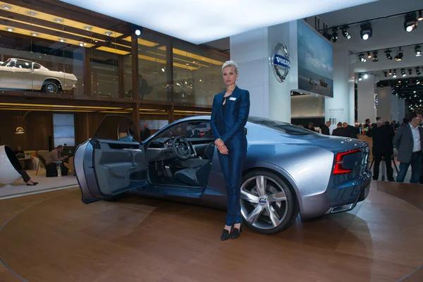 Estreno mundial del Volvo Concept Coup — Foto de Stock