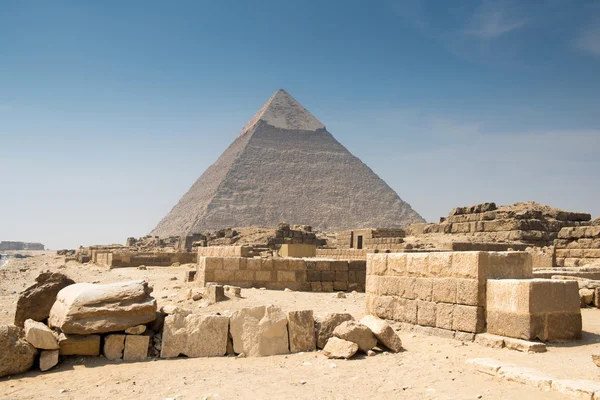 Pirâmide de khafre — Fotografia de Stock