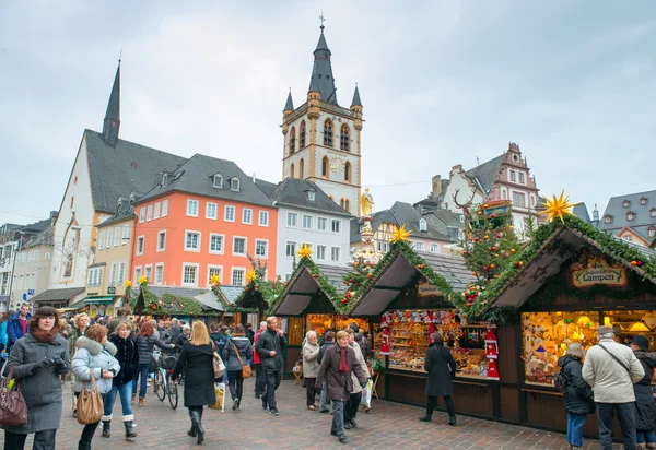 Mercado de Navidad, Tréveris — Foto de Stock