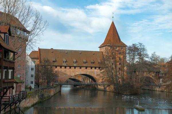 Stare Miasto architektura w Norymberdze — Zdjęcie stockowe