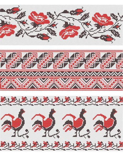 Ukraynalı tarzı bitkisel süs eşyaları koleksiyonu