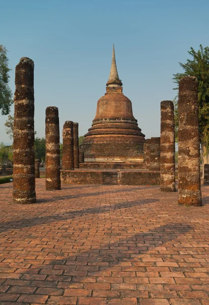 Ruins of buddhist temple — Stock Photo, Image