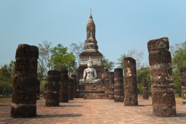 Budist tapınağı kalıntıları