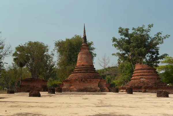 Ruins of buddhist temple — Stock Photo, Image