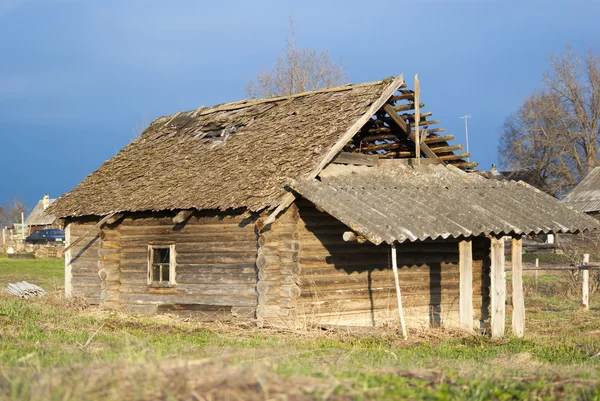 Abandon timbered house — Stock Photo, Image