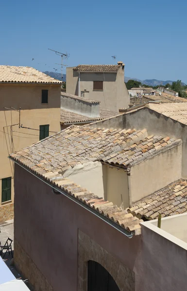 Telhados de alcudia — Fotografia de Stock