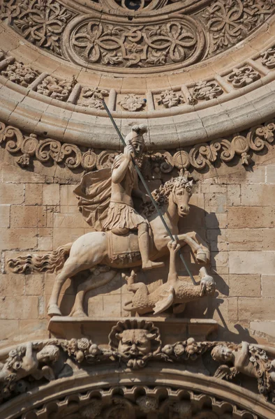 Saint George and the dragon — Stock Photo, Image