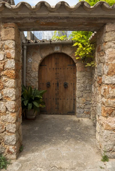 Porta de madeira velha — Fotografia de Stock