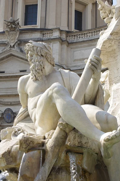 La fontana di quattro fiumi — Foto Stock