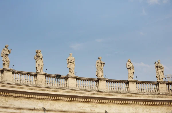 Het Vaticaan bernini colonnade in rome — Stockfoto