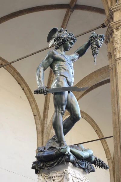 Perseu com a cabeça de Medusa — Fotografia de Stock