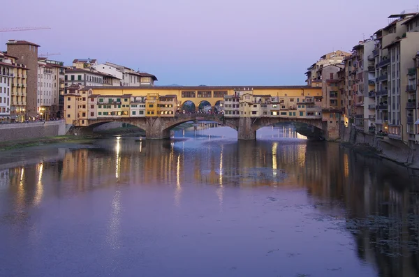 Ponte vecchio brug — Stockfoto