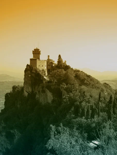 Castelo de san marino — Fotografia de Stock