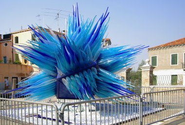 Mavi murano cam