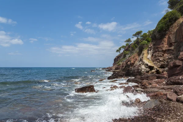 The coast of Mediterranean sea — Stock Photo, Image