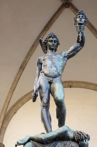 Perseus met het hoofd van Medusa — Stockfoto