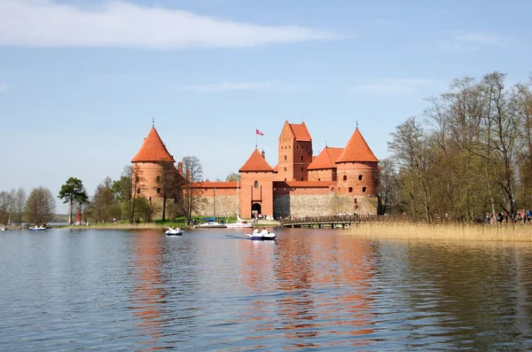 Średniowieczny zamek w Trokach — Zdjęcie stockowe