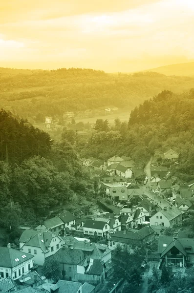 Чешская деревня — стоковое фото