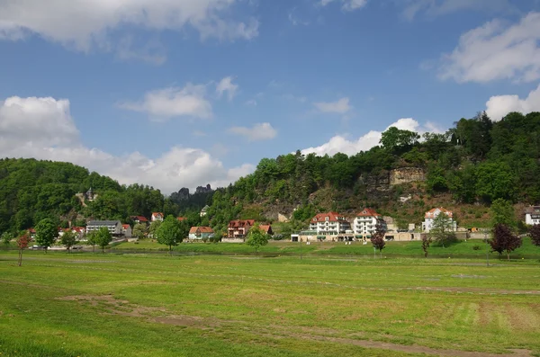 Pequeña ciudad Rathen — Foto de Stock